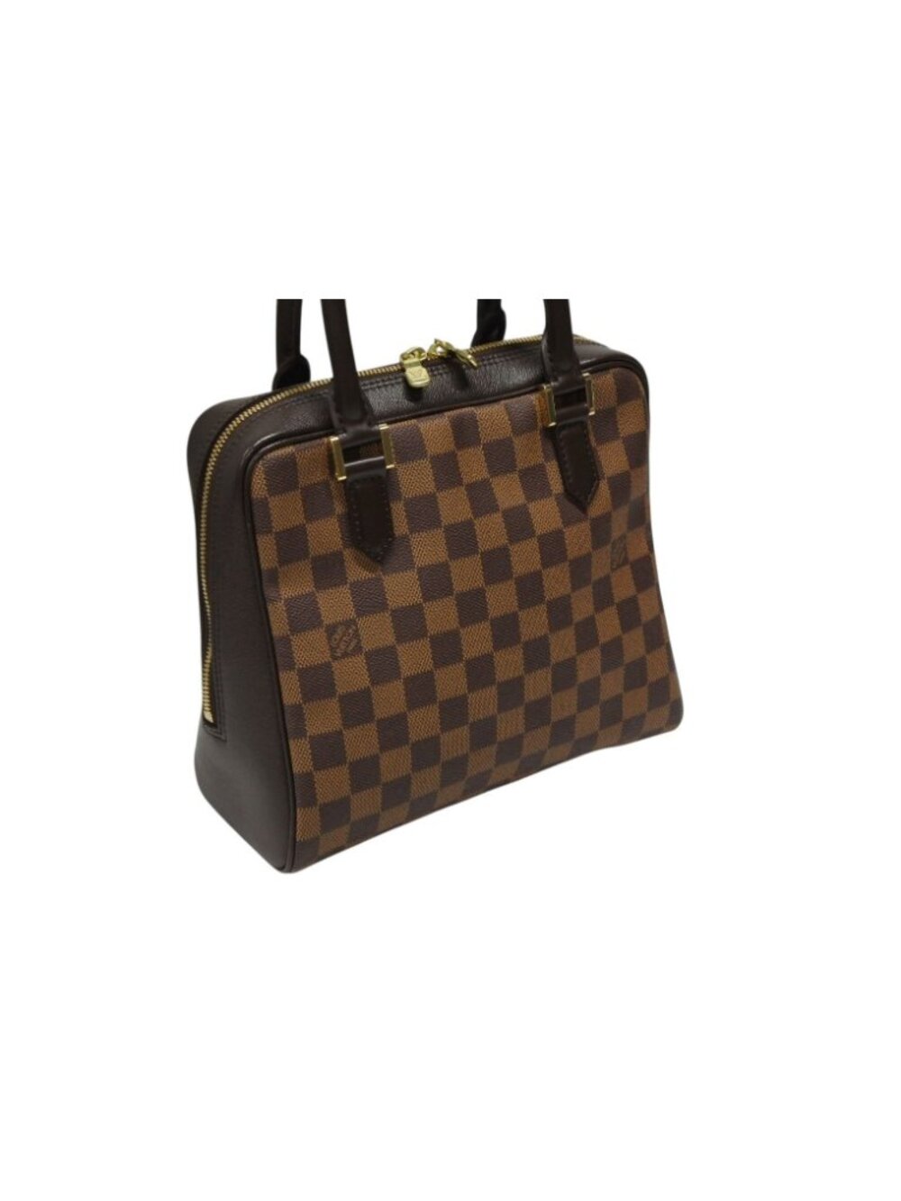 Louis Vuitton Handbag Brera Damier Ebene Gold Brown - Picture 4 of 9